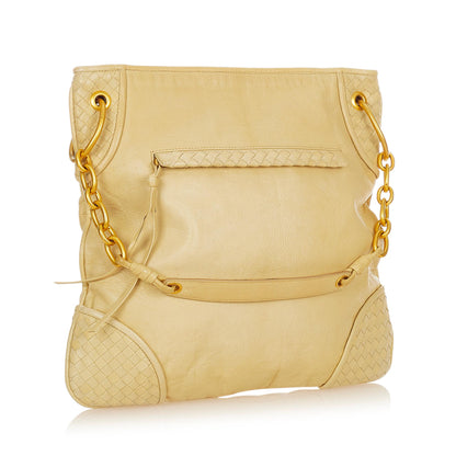 Luxury Bottega Veneta Intrecciato Leather Shoulder Bag (SHG-35004)