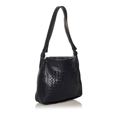 Luxury Bottega Veneta Intrecciato Leather Shoulder Bag (SHG-36214)