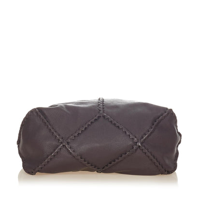 Luxury Bottega Veneta Intrecciato Leather Shoulder Bag (SHG-36215)