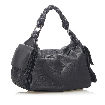 Luxury Bottega Veneta Intrecciato Leather Shoulder Bag (SHG-36583)