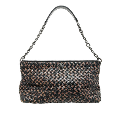 Luxury Bottega Veneta Intrecciato Leather Shoulder Bag (SHG-9OKAXm)