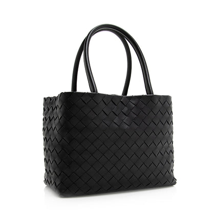 Luxury Bottega Veneta Intrecciato Leather Small Tote (SHF-20324)