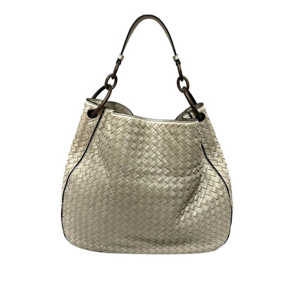 Luxury Bottega Veneta Intrecciato Loop Leather Hobo Bag (SHG-35862)