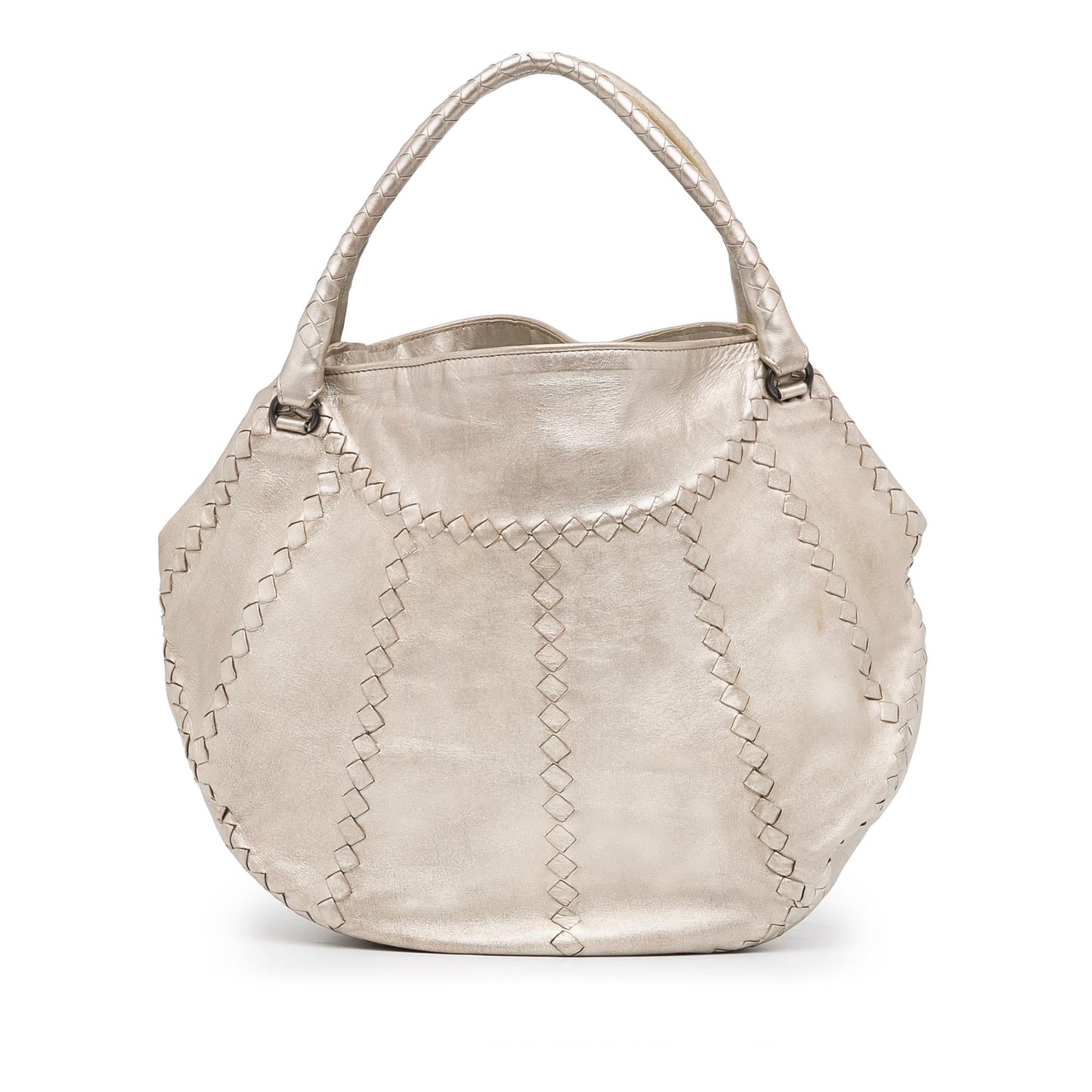 Luxury Bottega Veneta Intrecciato Metallic Tote Bag (SHG-YCP4lc)