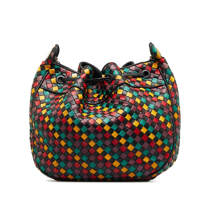 Luxury Bottega Veneta Intrecciato Multicolor Bucket (SHG-3YshaE)