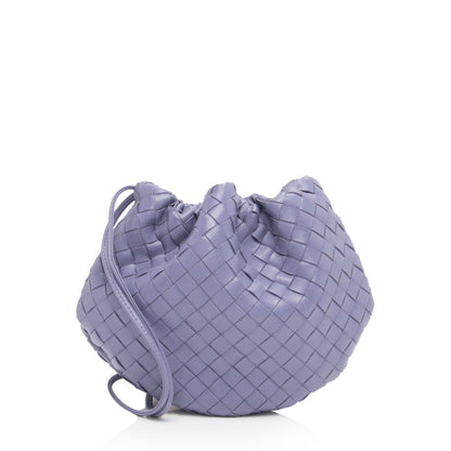 Luxury Bottega Veneta Intrecciato Nappa Bulb Mini Shoulder Bag (SHF-e6euL5)