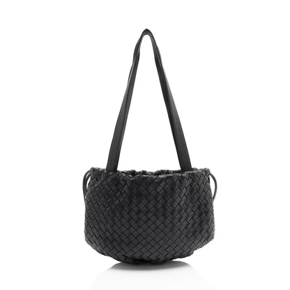 Luxury Bottega Veneta Intrecciato Nappa Bulb Shoulder Bag (SHF-gt3xW5)