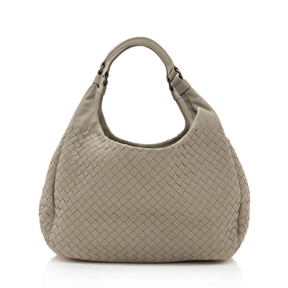 Luxury Bottega Veneta Intrecciato Nappa Campana Small Shoulder Bag  - FINAL SALE (SHF-19466)