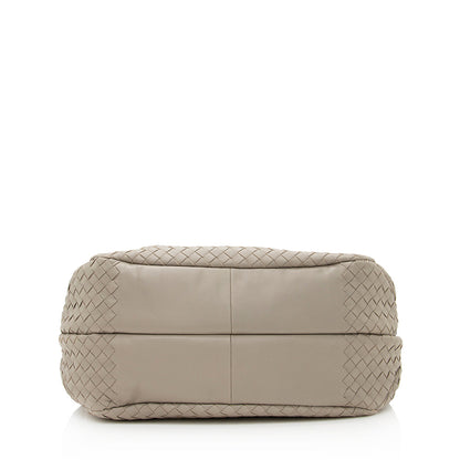 Luxury Bottega Veneta Intrecciato Nappa Campana Small Shoulder Bag  - FINAL SALE (SHF-19466)