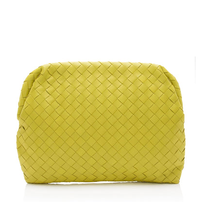 Luxury Bottega Veneta Intrecciato Nappa Clasp Document Case (SHF-7GVbuO)