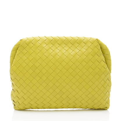 Luxury Bottega Veneta Intrecciato Nappa Clasp Document Case (SHF-6PioE2)