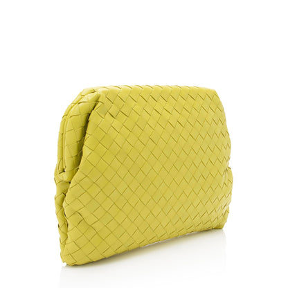 Luxury Bottega Veneta Intrecciato Nappa Clasp Document Case (SHF-6PioE2)