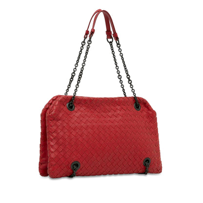 Luxury Bottega Veneta Intrecciato Nappa Duo Shoulder Bag (SHG-DlI99L)