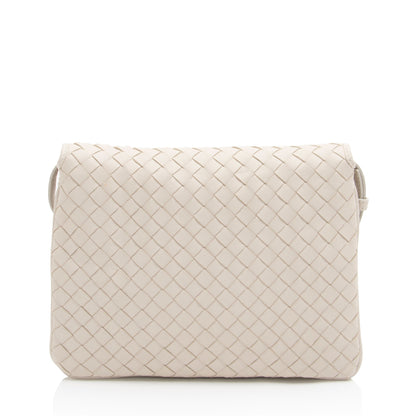 Luxury Bottega Veneta Intrecciato Nappa Flap Shoulder Bag (SHF-hDq80J)