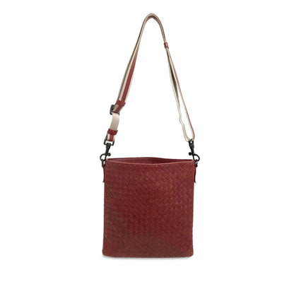 Luxury Bottega Veneta Intrecciato Nappa Flat Messenger Bag (SHG-EKQcMx)