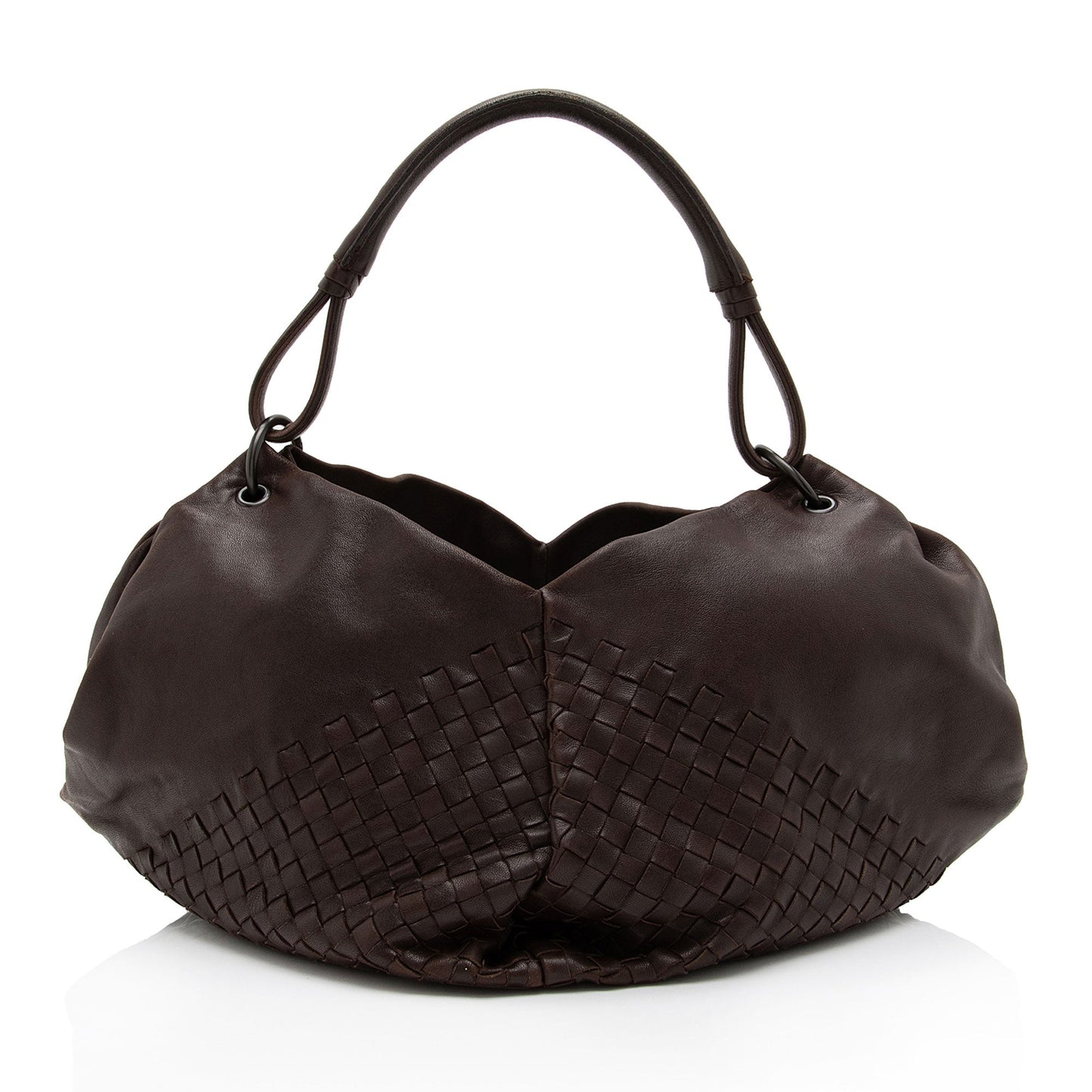 Luxury Bottega Veneta Intrecciato Nappa Fortune Cookie Hobo (SHF-imWKPE)