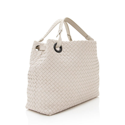 Luxury Bottega Veneta Intrecciato Nappa Garda Medium Tote (SHF-21190)