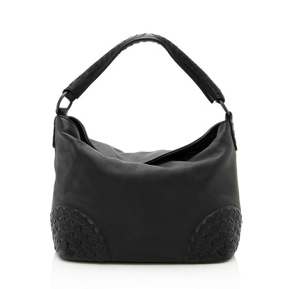 Luxury Bottega Veneta Intrecciato Nappa Hobo (SHF-19451)