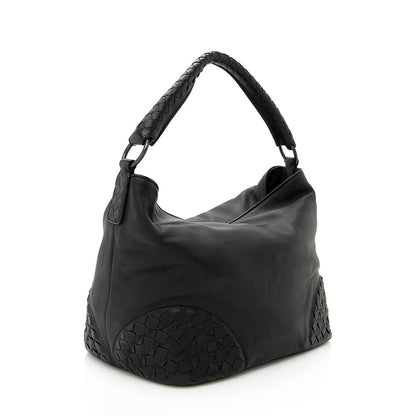 Luxury Bottega Veneta Intrecciato Nappa Hobo (SHF-19451)