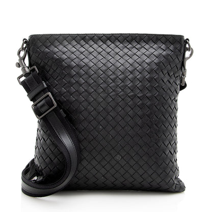 Luxury Bottega Veneta Intrecciato Nappa Large Messenger Bag (SHF-18867)
