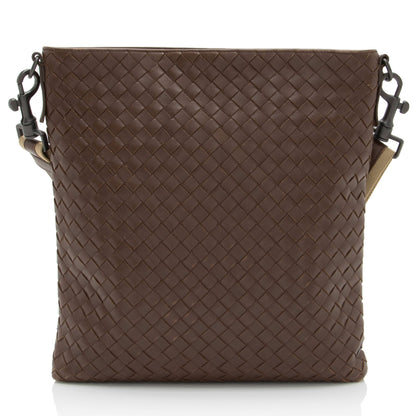 Luxury Bottega Veneta Intrecciato Nappa Large Messenger (SHF-8L6sHp)
