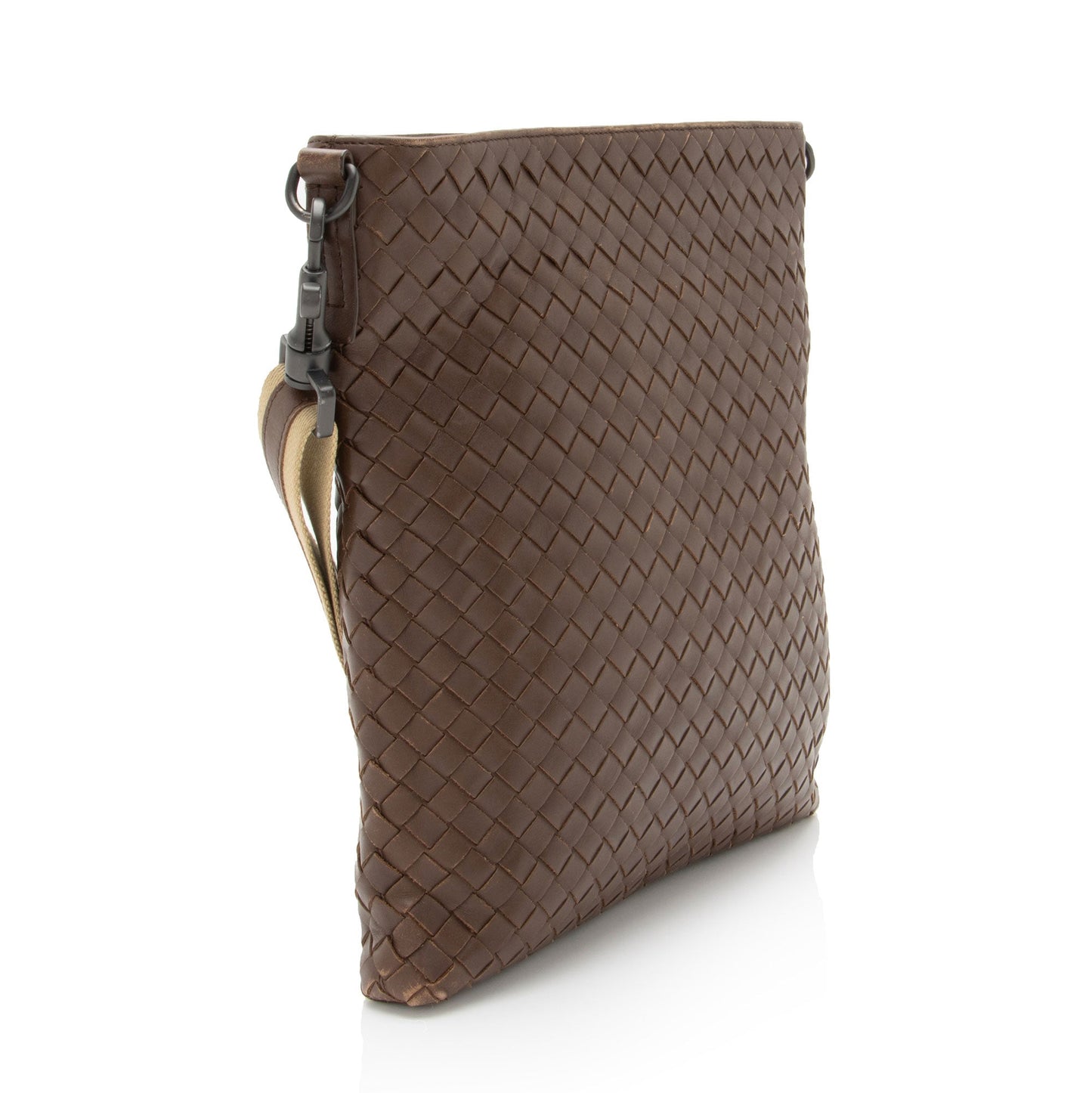 Luxury Bottega Veneta Intrecciato Nappa Large Messenger (SHF-8L6sHp)
