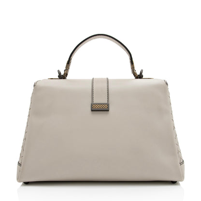 Luxury Bottega Veneta Intrecciato Nappa Leather Piazza Medium Top Handle Bag (SHF-a9Rtki)