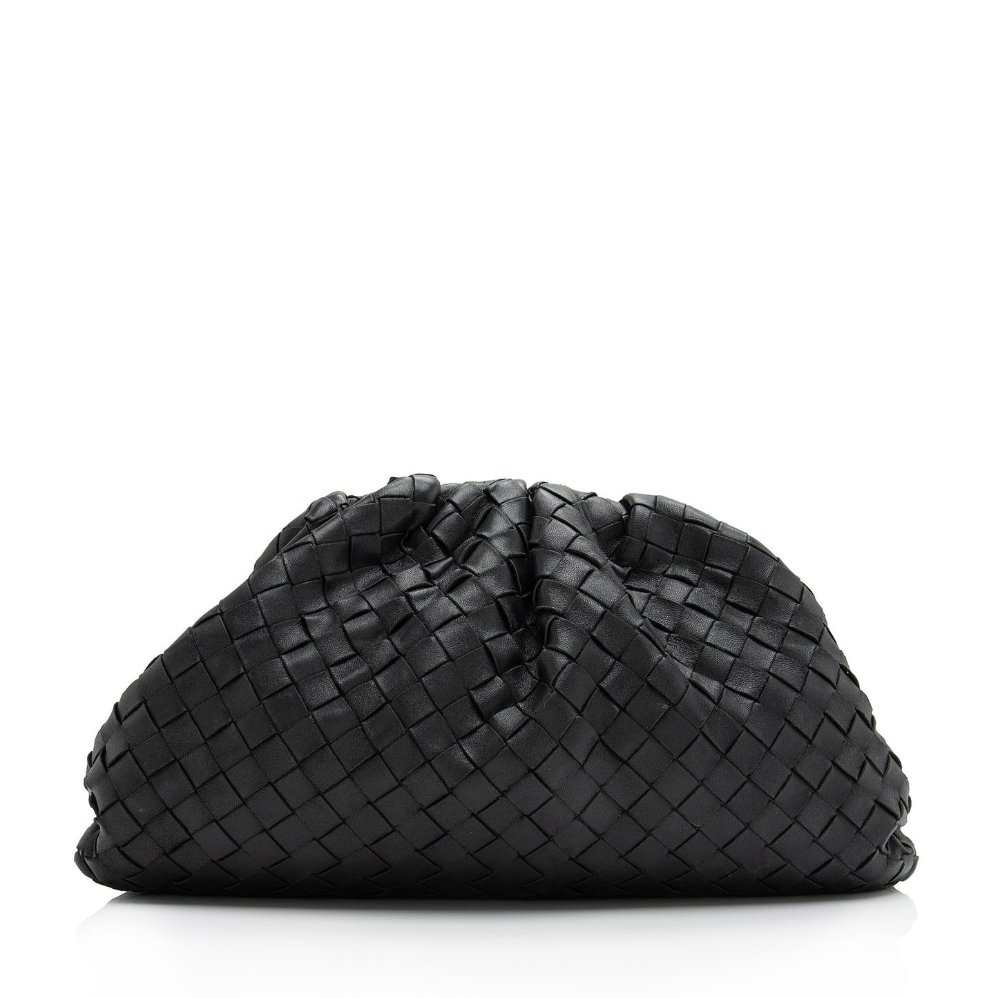 Luxury Bottega Veneta Intrecciato Nappa Leather The Pouch Clutch (SHF-23278)