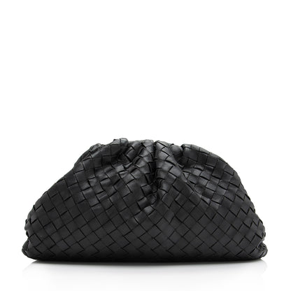 Luxury Bottega Veneta Intrecciato Nappa Leather The Pouch Clutch (SHF-23278)