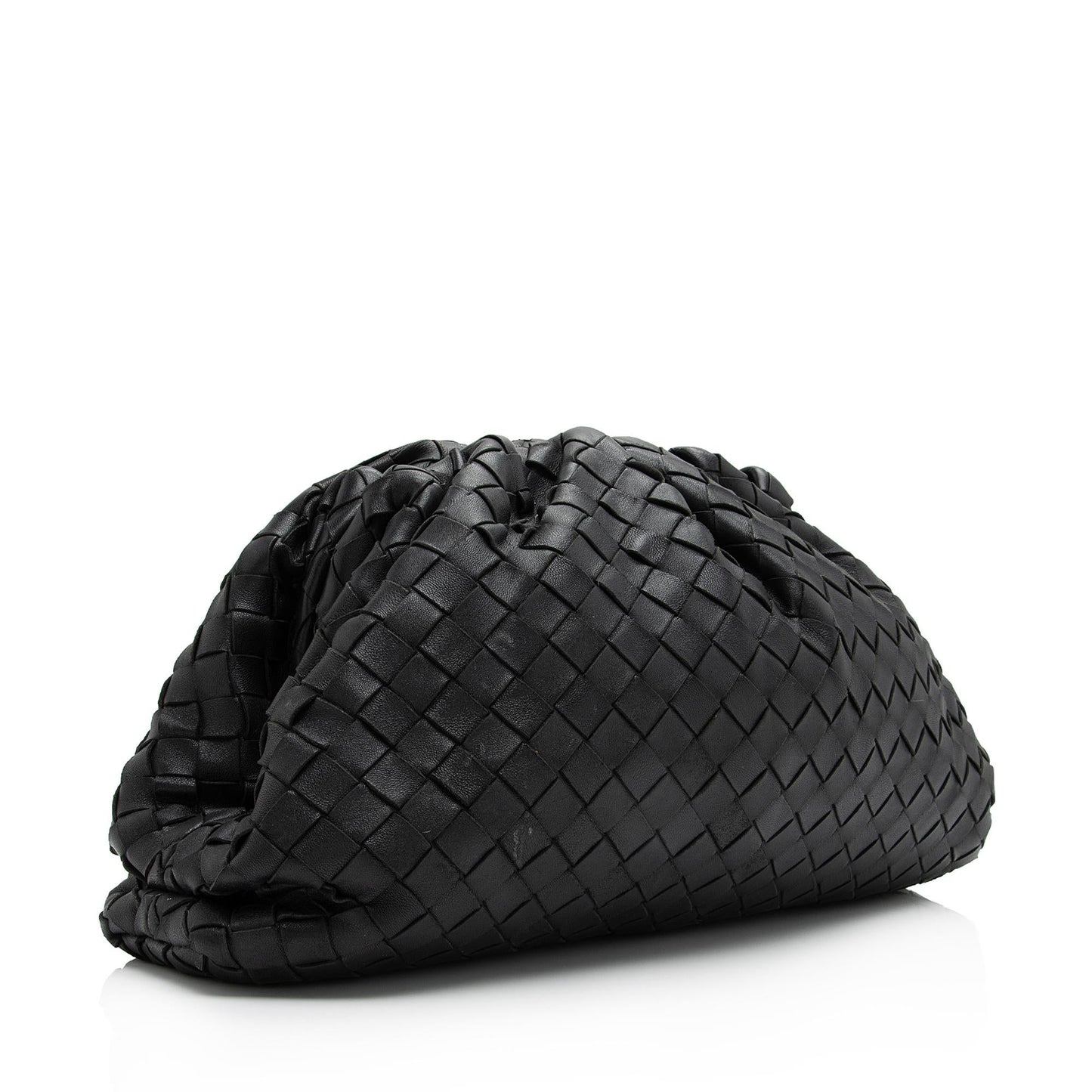 Luxury Bottega Veneta Intrecciato Nappa Leather The Pouch Clutch (SHF-23278)