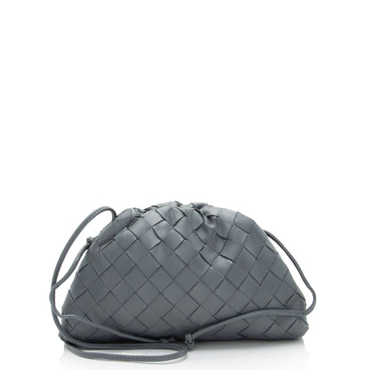 Luxury Bottega Veneta Intrecciato Nappa Leather The Pouch Mini Clutch (SHF-n3ltyV)