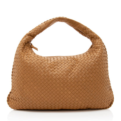 Luxury Bottega Veneta Intrecciato Nappa Medium Hobo (SHF-19442)