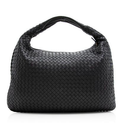 Luxury Bottega Veneta Intrecciato Nappa Medium Hobo (SHF-20689)