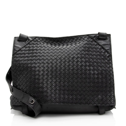Luxury Bottega Veneta Intrecciato Nappa Messenger (SHF-GlVJCw)