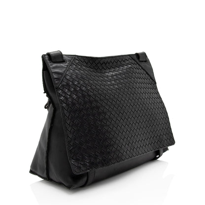 Luxury Bottega Veneta Intrecciato Nappa Messenger (SHF-GlVJCw)