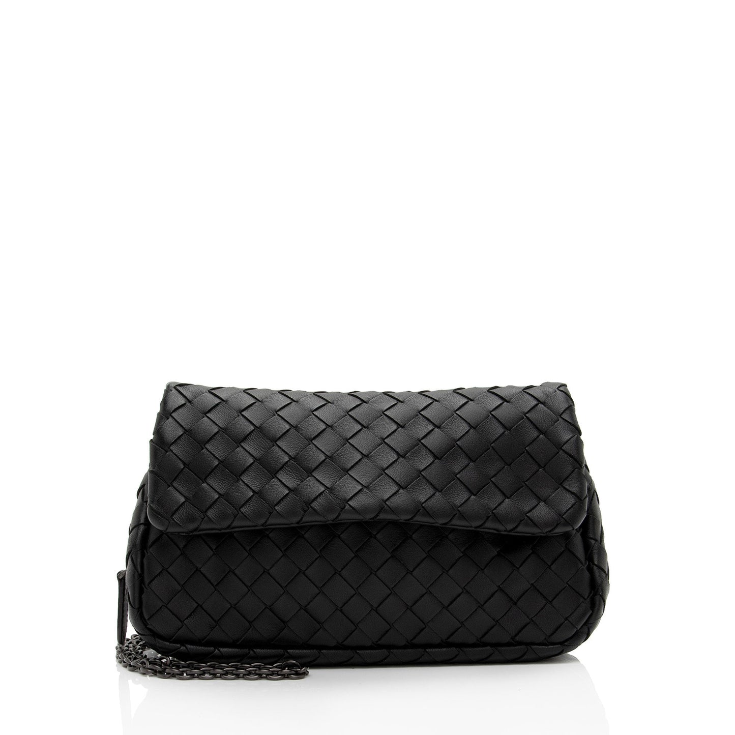 Luxury Bottega Veneta Intrecciato Nappa Olimpia Mini Chain Bag (SHF-5RIEaO)