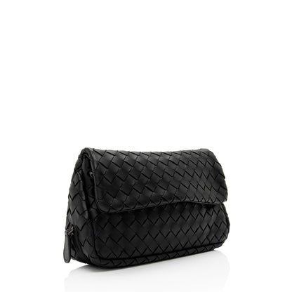 Luxury Bottega Veneta Intrecciato Nappa Olimpia Mini Chain Bag (SHF-5RIEaO)