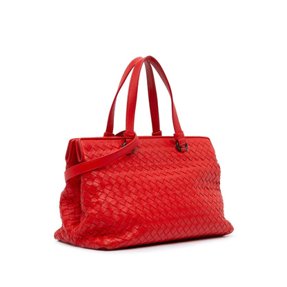 Luxury Bottega Veneta Intrecciato Nappa Satchel (SHG-mzmmIY)