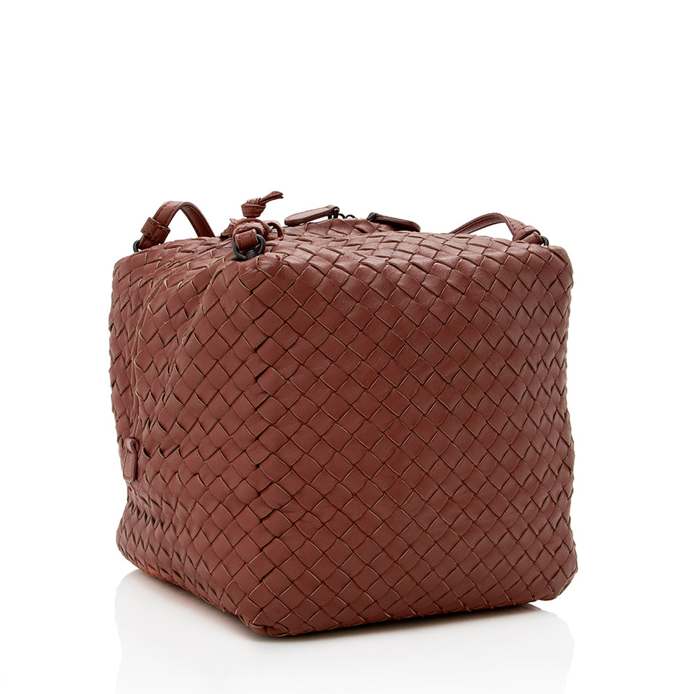 Luxury Bottega Veneta Intrecciato Nappa Shoulder Bag (SHF-14817)