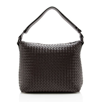 Luxury Bottega Veneta Intrecciato Nappa Sloane Hobo (SHF-15849)