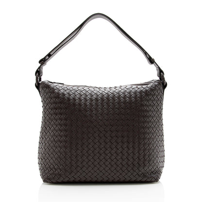 Luxury Bottega Veneta Intrecciato Nappa Sloane Hobo (SHF-15849)
