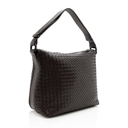 Luxury Bottega Veneta Intrecciato Nappa Sloane Hobo (SHF-15849)