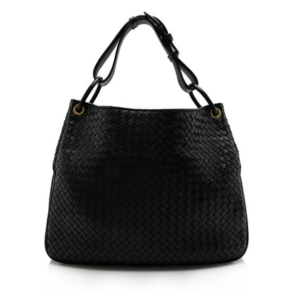 Luxury Bottega Veneta Intrecciato Nappa Sloane Hobo  - FINAL SALE (SHF-17071)