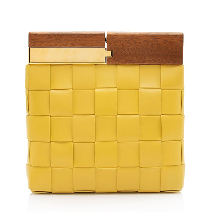 Luxury Bottega Veneta Intrecciato Nappa The Snap Clutch (SHF-tIcxsA)
