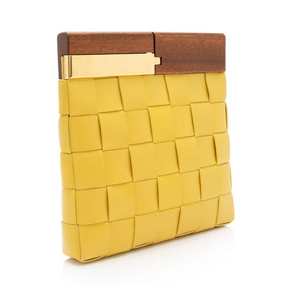 Luxury Bottega Veneta Intrecciato Nappa The Snap Clutch (SHF-tIcxsA)