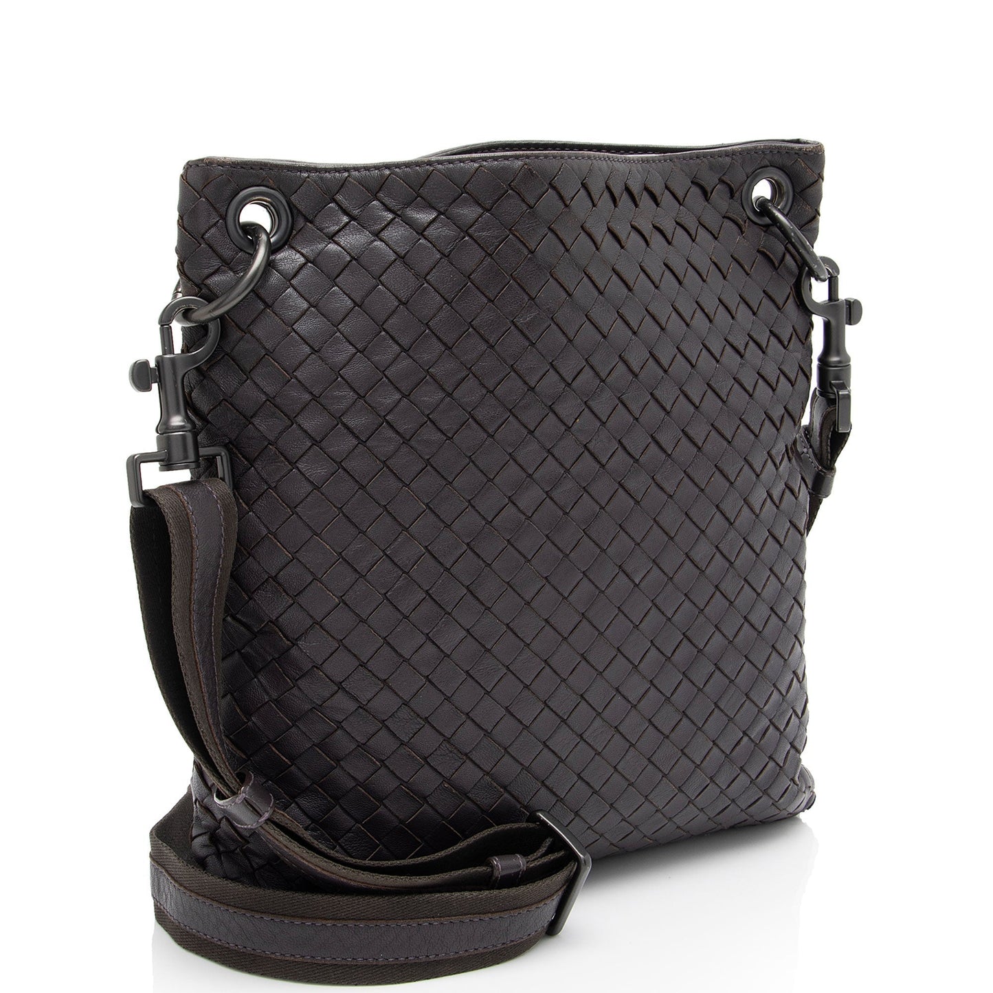 Luxury Bottega Veneta Intrecciato Nappa VN Messenger (SHF-hB4xyD)