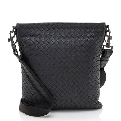 Luxury Bottega Veneta Intrecciato Nappa VN Messenger (SHF-F0xm6E)