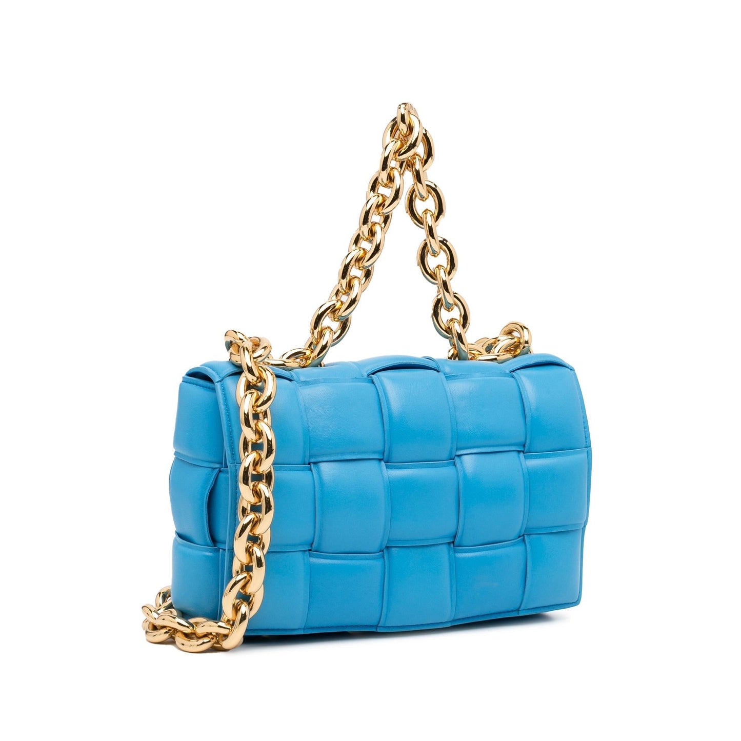 Luxury Bottega Veneta Intrecciato Padded Chain Cassette (SHG-diInnC)