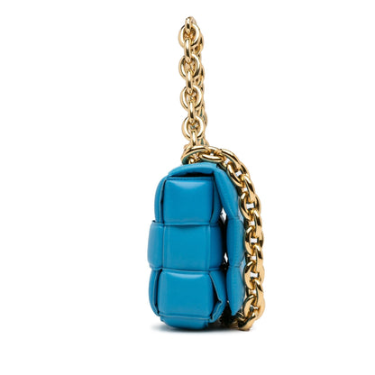 Luxury Bottega Veneta Intrecciato Padded Chain Cassette (SHG-wgXELF)