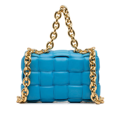 Luxury Bottega Veneta Intrecciato Padded Chain Cassette (SHG-wgXELF)